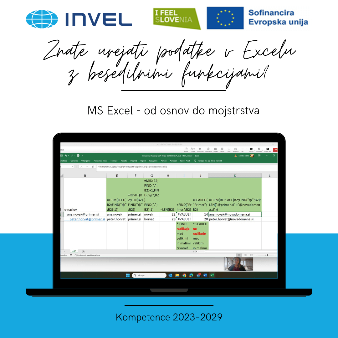 OInvel's tweet photo. Urejajte podatke kot mojster z naprednimi besedilnimi funkcijami v Excelu! Imate radi čiste in urejene podatke? Naučite se uporabljati napredne besedilne funkcije v Excelu, kot so LEN, FIND, SEARCH in REPLACE, in pospešite svoje delo! Pridružite se nam!
#excel #produktivnost https://t.co/qfIkOARHfQ