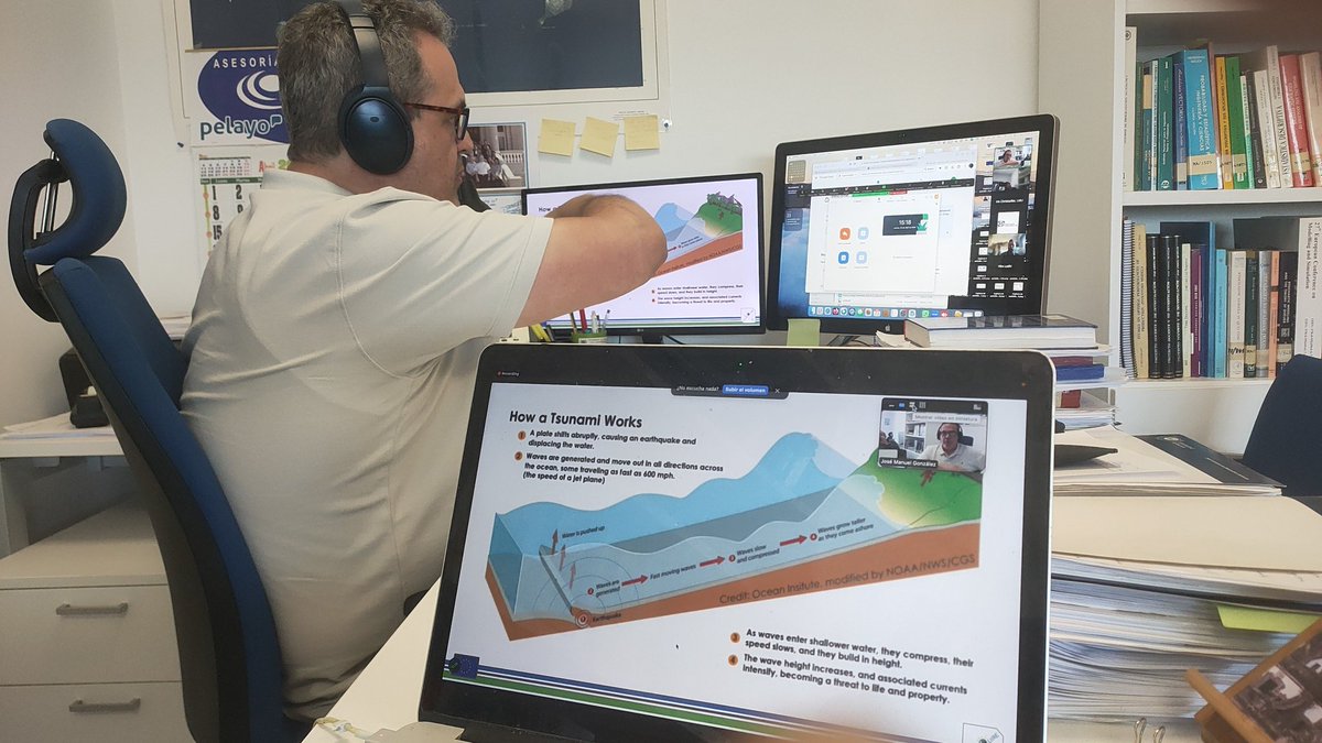 Starting now #GeoINQUIRE training course on #Tsunami #HySEA virtual with nearly 60 participants <a href="/Cheese_CoE/">ChEESE CoE</a> <a href="/dtgeo_eu/">DT-GEO</a> <a href="/InfoUMA/">Universidad de Málaga</a> <a href="/Red_mathin/">Red math-in</a> <a href="/DigitalEU/">Digital EU 🇪🇺</a> <a href="/ComisionEuropea/">Comisión Europea en España</a> <a href="/eFlows4HPC/">eFlows4HPC</a>