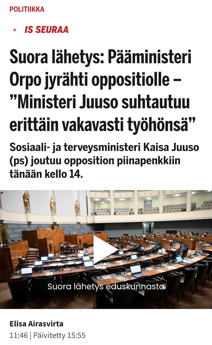 tarzan_uk's tweet photo. Orpo: "Mitä kokemusta sinulla on tästä työstä?"

Juuso: "Ei mitään."

Orpo: "Suhtaudutko työhösi kuitenkin hyvin vakavasti?"

Juuso: "Kyllä."

Orpo: "Sait paikan!" https://t.co/UO0YKwRFi2