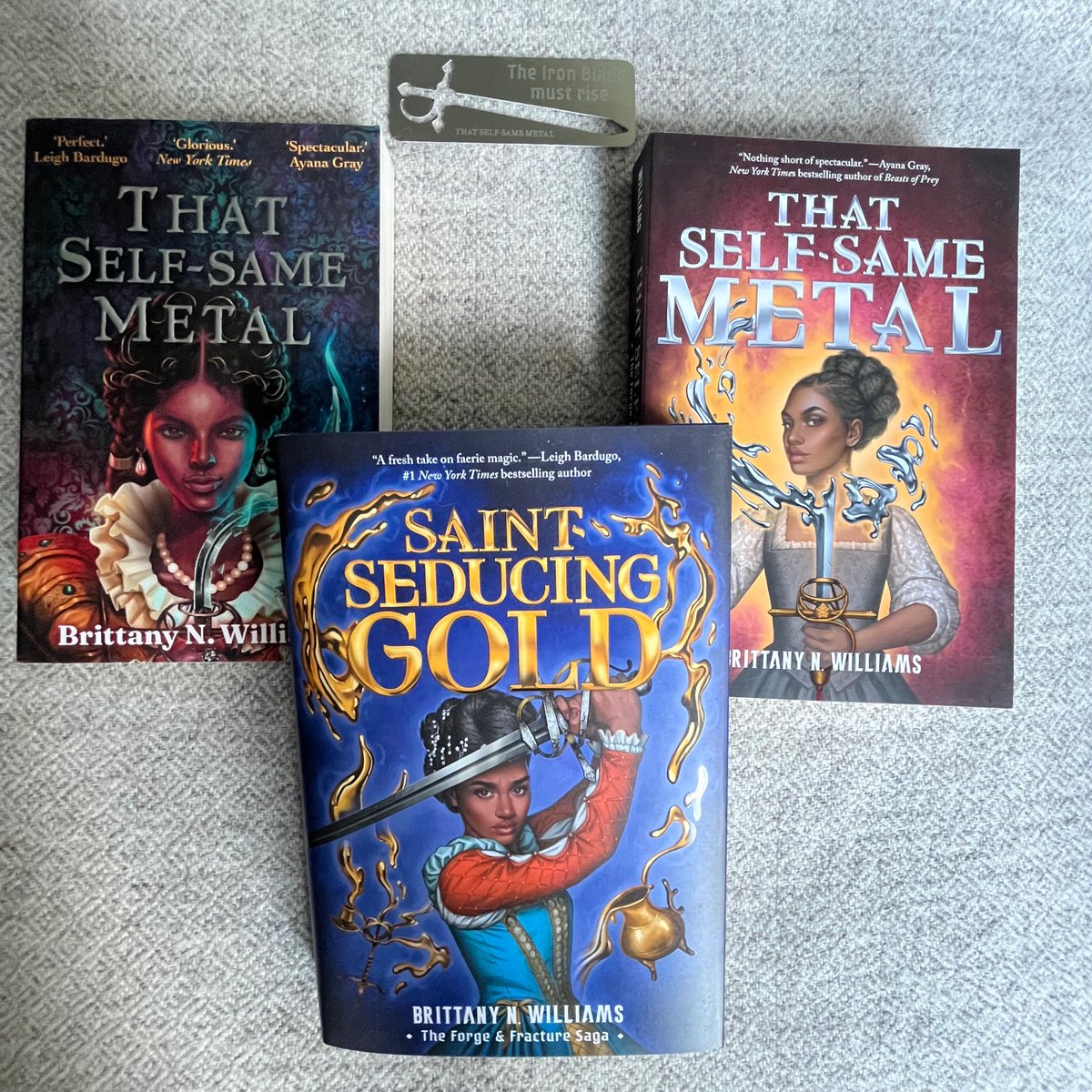 It's #ShakespeareDay and Saint-Seducing Gold's #bookbirthday!! Grab a copy of THAT SELF-SAME METAL and SAINT-SEDUCING GOLD now and celebrate the bard!!!