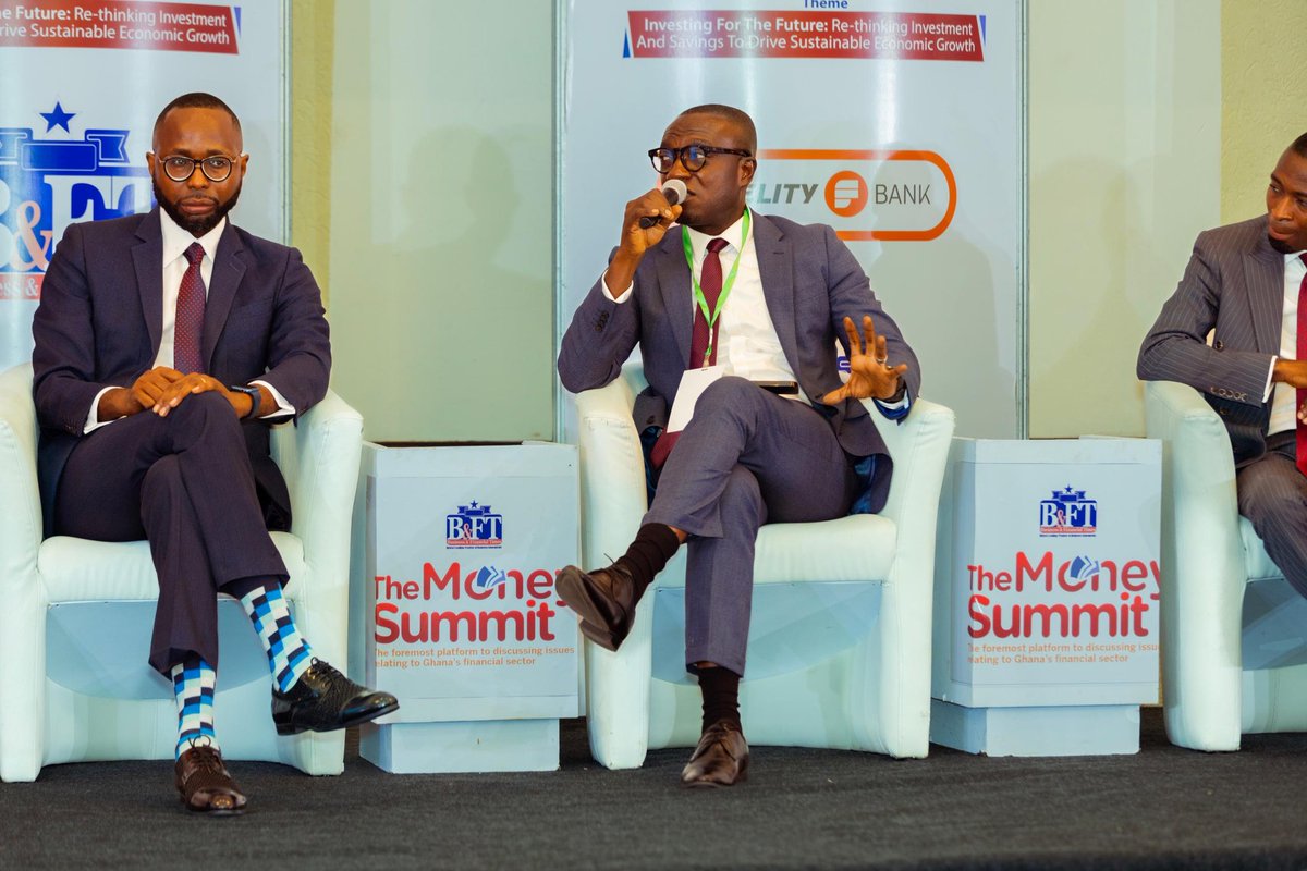 LetshegoGhana's tweet photo. Our Chief Business Officer, Sam Donkor, is currently speaking on a panel at The Money Summit 2024 on the topic: "Digitalization of money: Re-thinking financial electronic transactions for economic growth.
#Letshego #LetsGo #BNFT #TheMoneySummit #InvestingForTheFuture #Finance #EconomicGrowth
