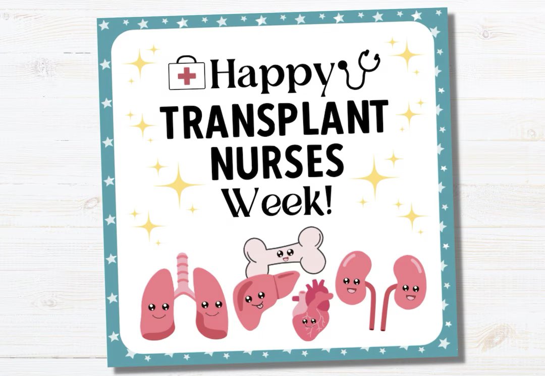 Happy Transplant Nurses Week! 🫀🫁👩🏻‍⚕️ seriously the best job in the world because of the patients and the bonds we share, even on the hard days there’s nothing else I’d rather do. Very lucky 🥰 #organdonation #transplant @JimQuickMFT