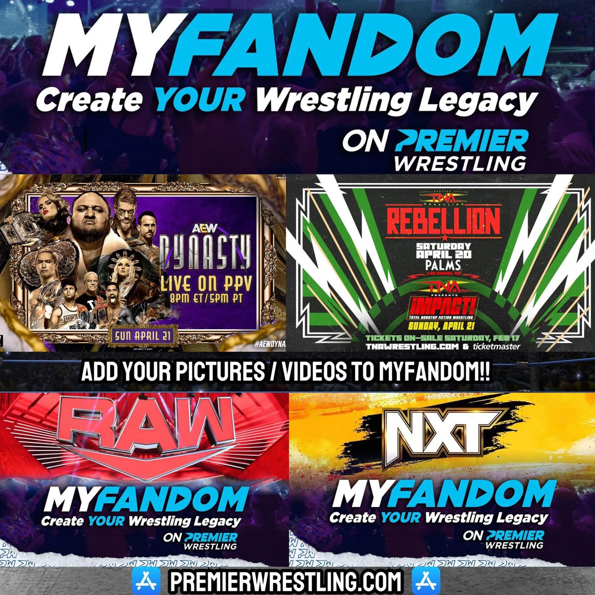 The Last 3 Nights have been HISTORIC in Professional Wrestling across the board and it continues tonight! TNA Rebellion was incredible! AEW Dynasty made history, WWE Raw crowned a NEW Women's champion and tonight coming off the UFC News, NXT Goes LIVE! Did you attend any of these