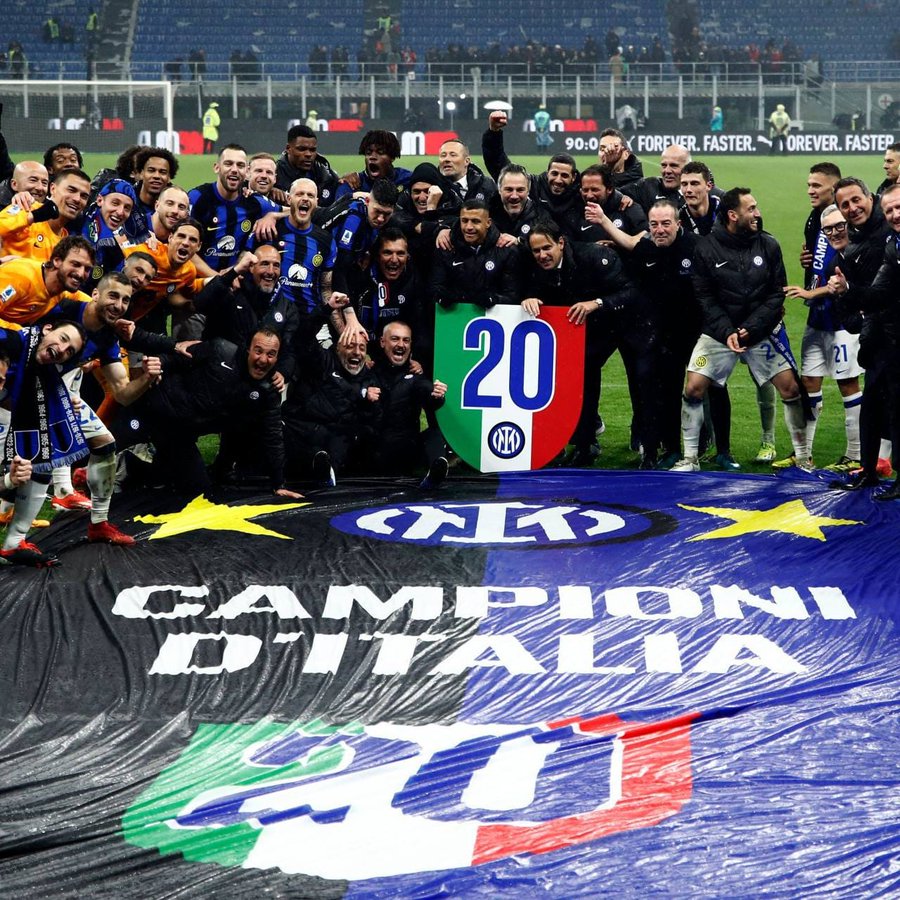 Mohamadlapai's tweet photo. @soccerani @Inter_en @Africa_inter 20TH Scudetto, won against AC, on AC's Turf...... #ForzaInter
🔵⚫🔵⚫🔵⚫🔵⚫🔵⚫ https://t.co/faOMOpalfp