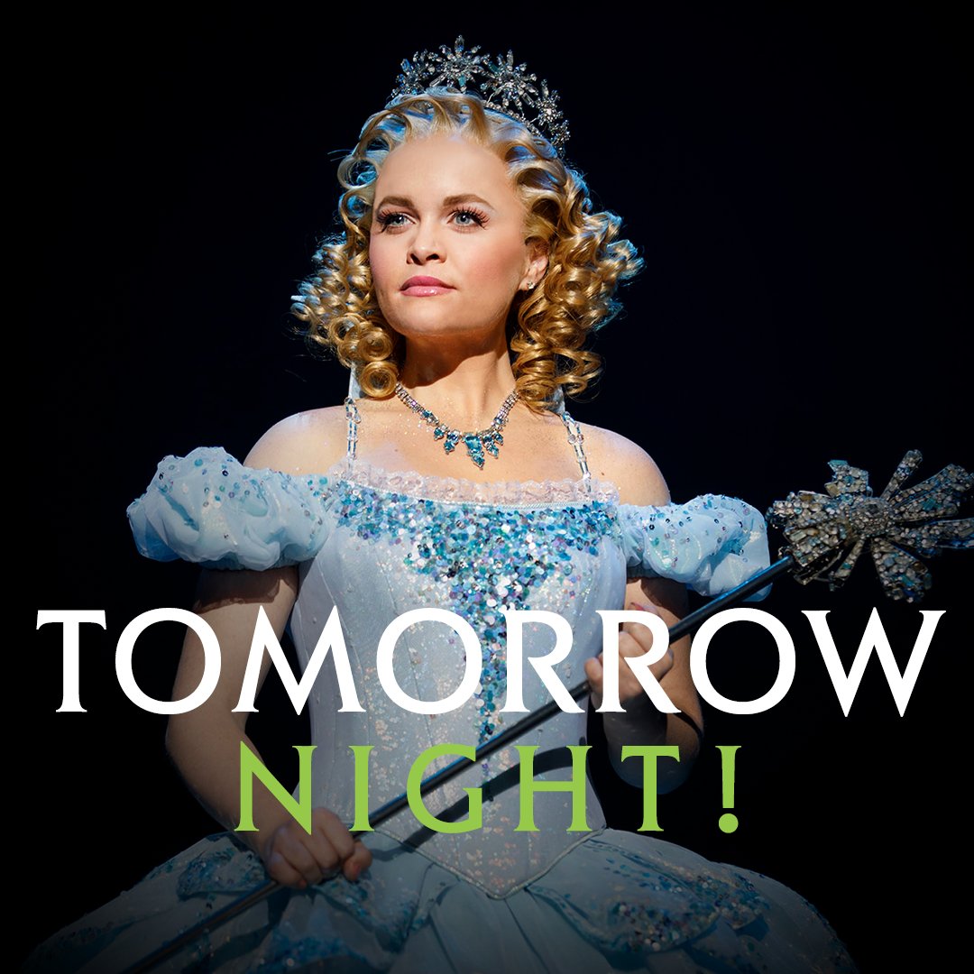 THANK GOODNESS! ✨ Wicked opens tomorrow night in Hartford! Great seats are still available. Best availability is in week two and three. 💚