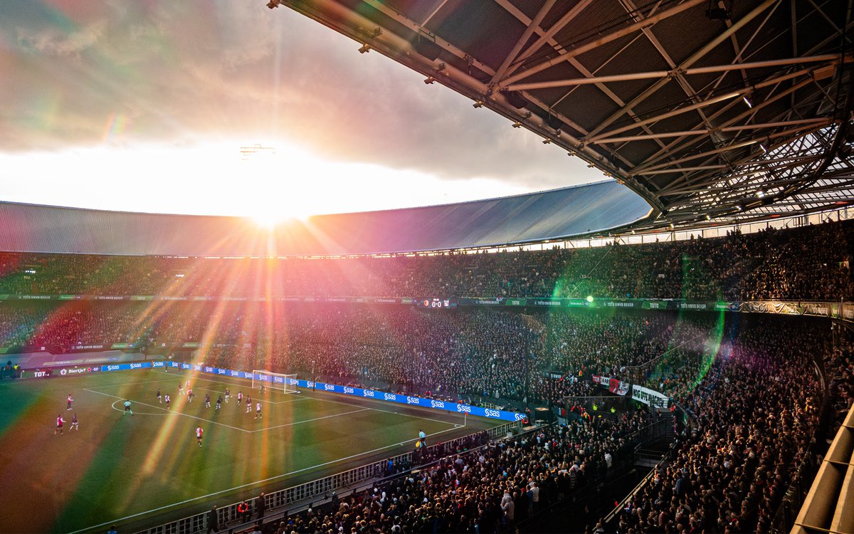 The final. De Kuip. 7:41 PM. 🖼️ #CupWinner2024