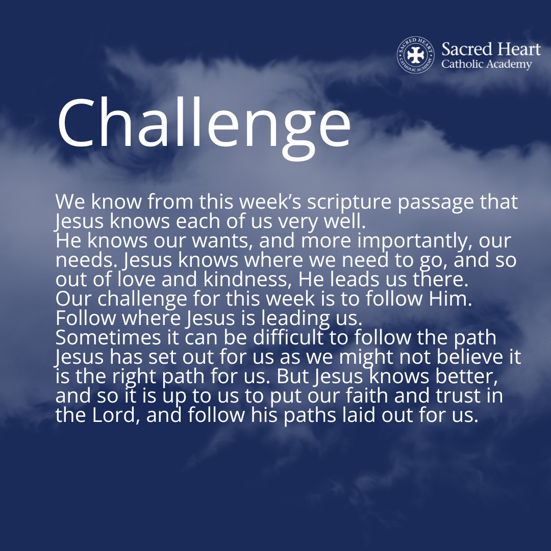 This week's prayer.       

#prayer 
#challenge 
#TheGoodShepherd