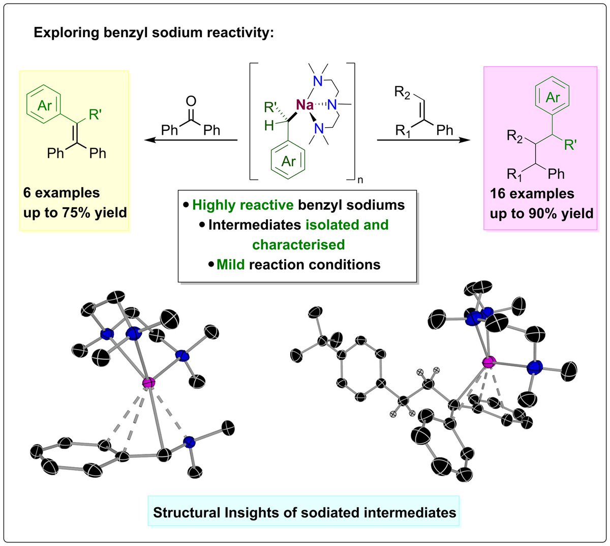 Particularly excited to share this study @ChemEurJ by @D4vdNdrson and his bacherlors student @alextr_2600 @DCBPunibern on the dual #basicity #nucleophilicity of #organosodium complexes #proudsupervisor …mistry-europe.onlinelibrary.wiley.com/doi/abs/10.100…