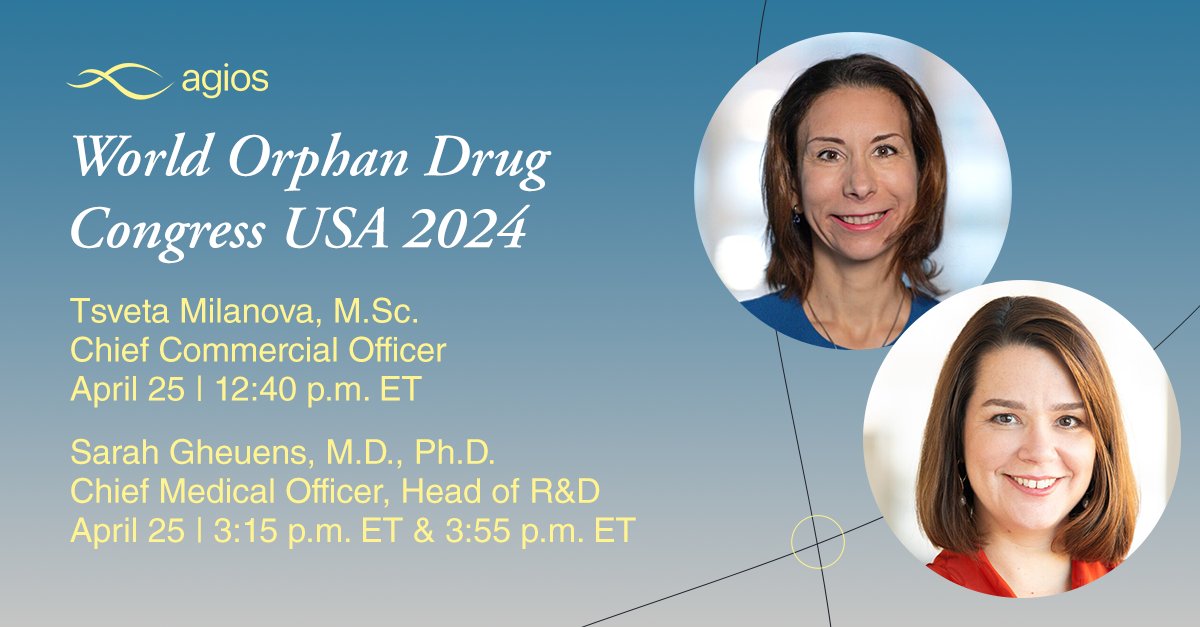 We are pleased to share that Tsveta Milanova, CCO and Sarah Gheuens, CMO and Head of R&D, are featured panelists at this year's @OrphanConf event. For more information, read here: secure.terrapinn.com/V5/step1.aspx?…. #WorldOrphanUSA