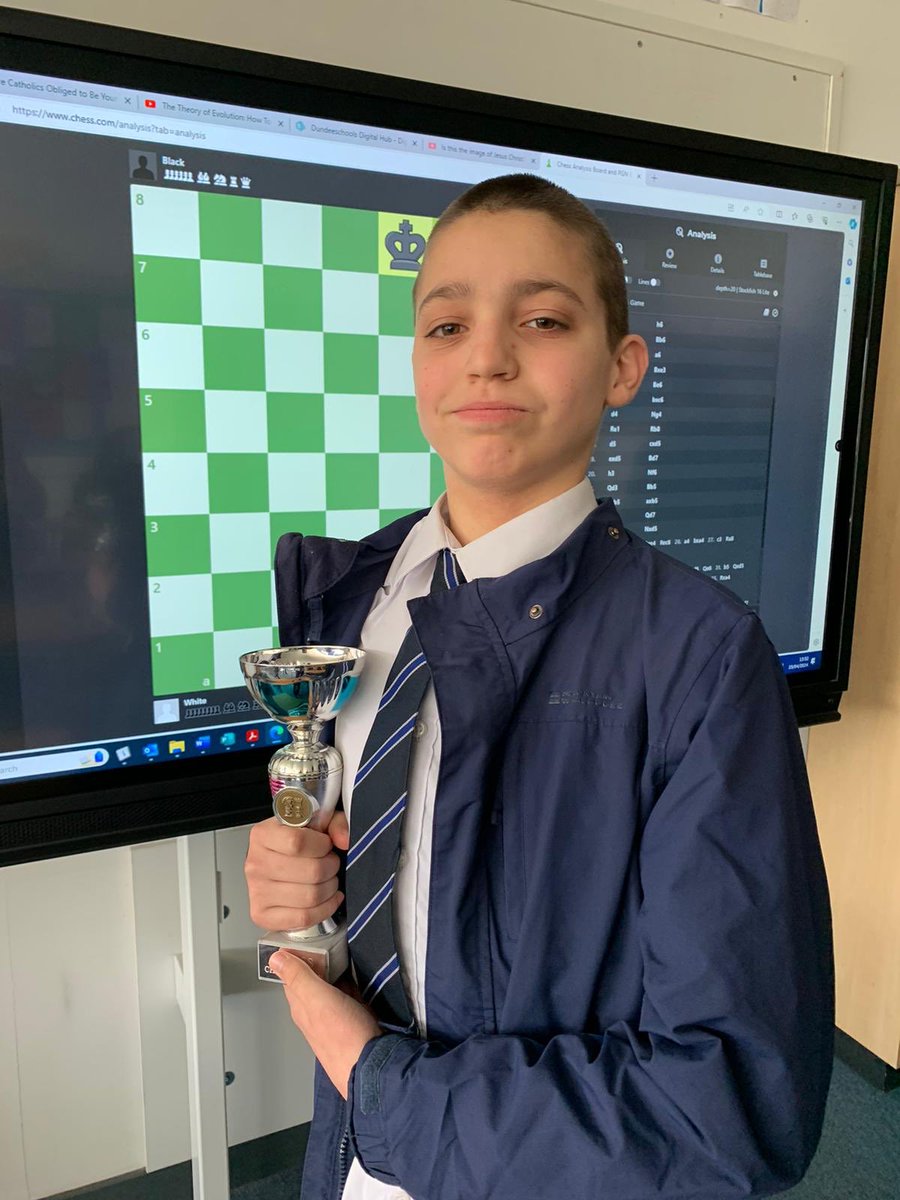 Chess Final today - Cory v Leo! Congratulations to both and to new Champ, Leo!