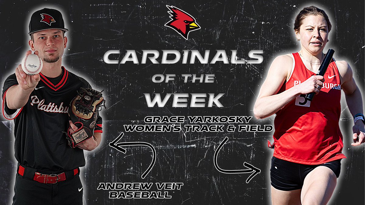 CARDINALS OF THE WEEK!

Congrats to Andrew Veit and Grace Yarkosky for earning the weekly Cardinal awards! Veit hit a walk-off single and picked up a win on the mound. Yarkosky posted an AARTFC qualifying mark in the 800-meter run. Congrats!

#CardinalStrong #CardinalCountry