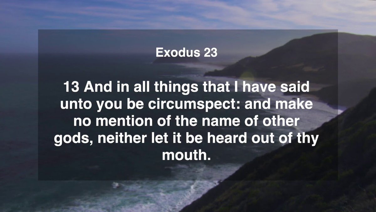 Exodus 23:13
#VerseOfTheDay