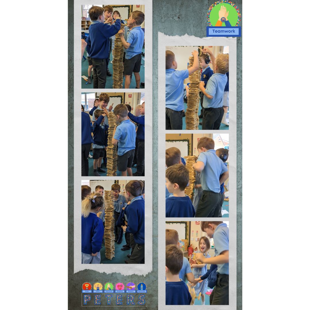 heswallstpeters's tweet image. The children in 1/2FH love to work as a team to build Kapla models. They recently worked wonderfully together to build a tower that was taller than most of them! It inevitably fell over, but building it was so exciting. #petersvalues#teamwork #kapla #talltowers #itfellover