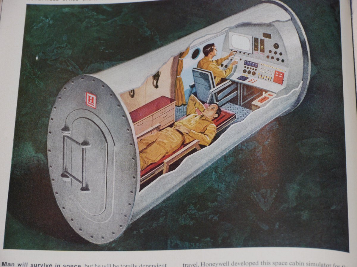 This is how people in the 60s saw us living comfortably in space in the future