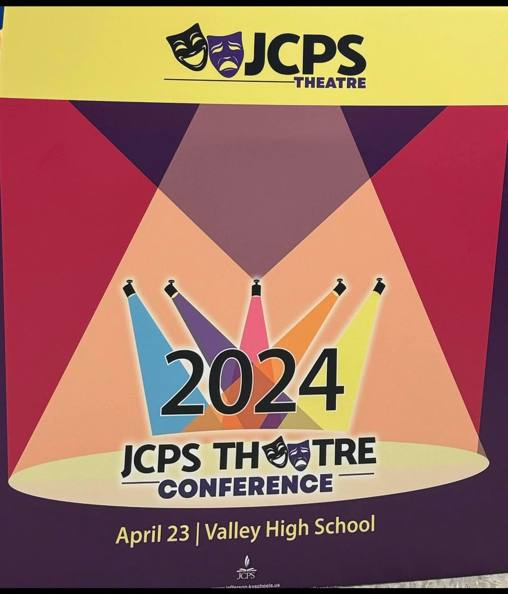 So excited to be at the #JCPStheaterconference