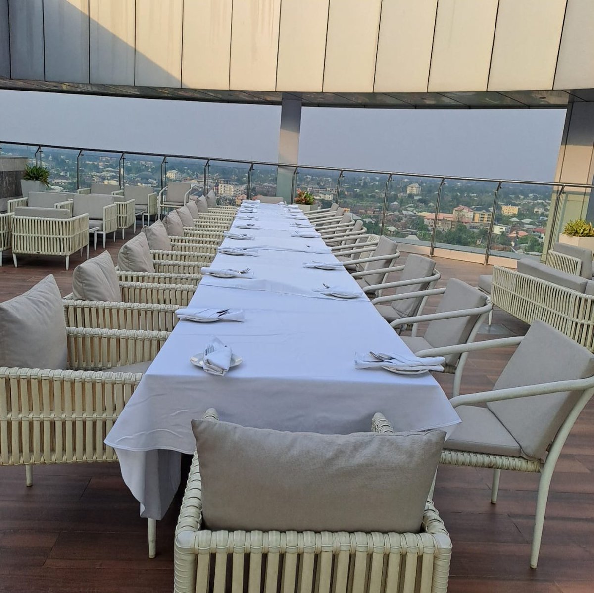 Are you planning an intimate celebration or anniversary party? Why not have it in our rooftop Sese Lounge. You are guaranteed beautiful views, great ambience and service. Call us now on 09062831404 to find out more. #rooftop #birthdayparties #bridalshowers