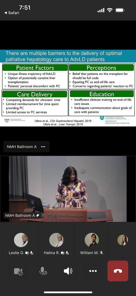 BEAUTIFUL grand rounds by my friend and academic inspiration @NnekaUfereMD on the importance of palliative hepatology. A talk that truly resonates across fields and disciplines. Invite her to speak at your program!!