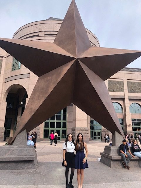 Congratulations to DeLeon MS students Kamilah Salinas & Sophia Estrada for competing in the State History Fair in Austin this weekend! Amazing work - we are proud of you both! @deleon046 @MISDAdvAcad @McAllenISD #NHDstatecompetition