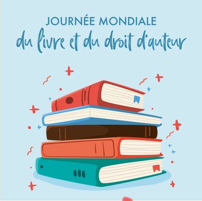 23 Avril 📚
#JourneeMondialeDuLivre