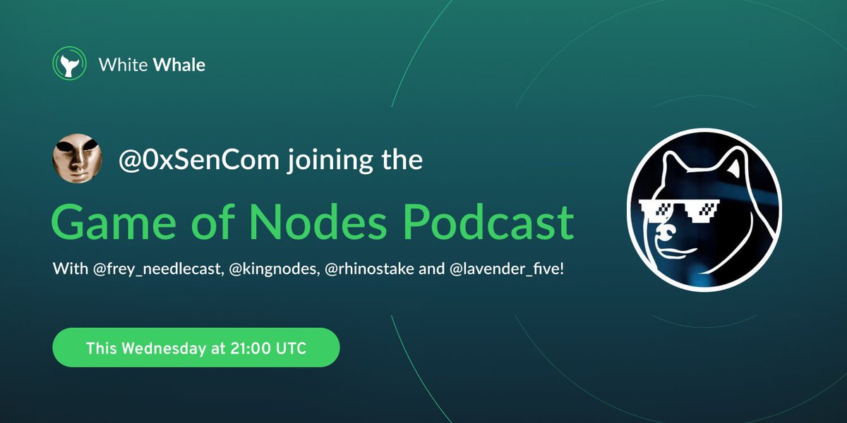 Watch @0xSenCom spilling lots of Alpha on Game of Nodes! Stream will start April 24th, 9PM UTC 🕘 Link to Stream: youtube.com/watch?v=RBWP2Z… @gameofnodes_