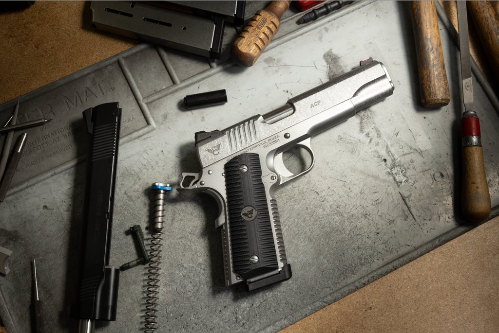 Black and stainless ACP. What does your dream WC 1911 look like? #Custom #classic #pewpew