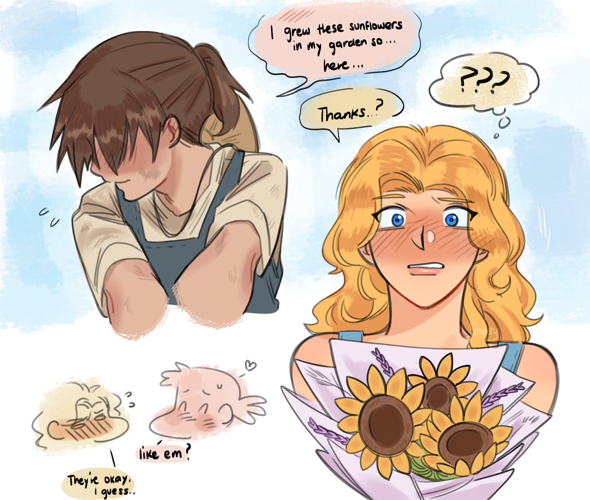 sunflowers are all for her🌻 #sdv #WLW