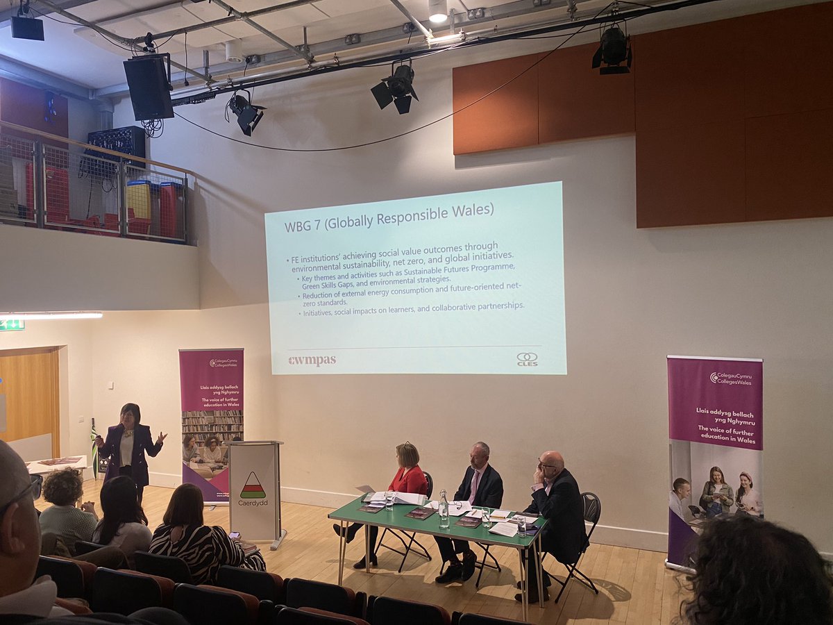 Viv Buckley (she/her) (@vivbuckley) on Twitter photo So pleased to be at the launch of <a href="/ColegauCymru/">ColegauCymru | CollegesWales</a> <a href="/WG_Education/">Welsh Government Education</a> report on āDemonstrating the Social Value of Further Education in Walesā. A real focus on the part #FE is playing in creating a fairer, stronger and greener Wales. So pleased to be at the launch of <a href="/ColegauCymru/">ColegauCymru | CollegesWales</a> <a href="/WG_Education/">Welsh Government Education</a> report on āDemonstrating the Social Value of Further Education in Walesā. A real focus on the part #FE is playing in creating a fairer, stronger and greener Wales.