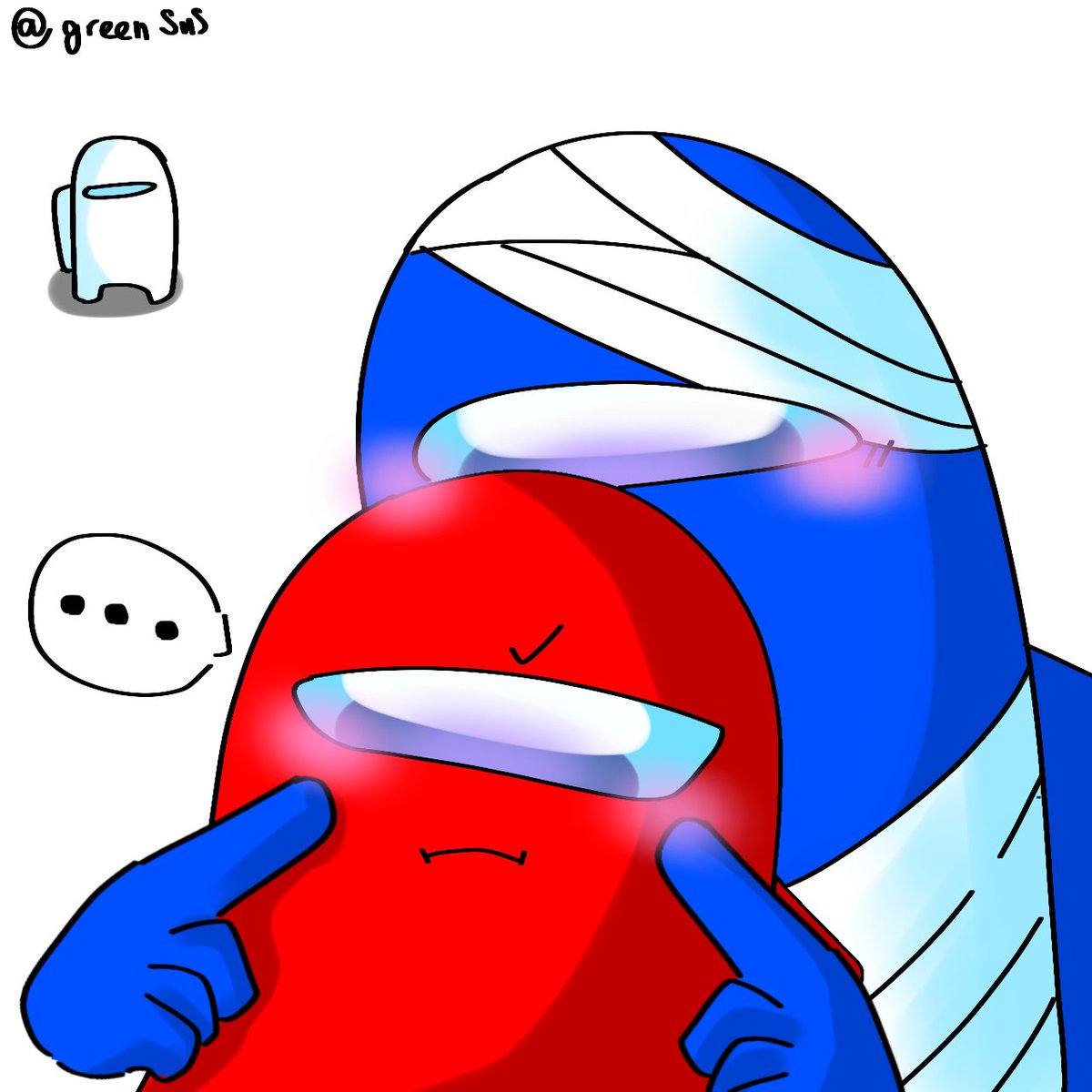 Sus_Green583's tweet photo. Red × Blue ❤💙
#amongus #AmongUs募集 #rodamrix #rodamrixfanart https://t.co/qIAJgSNexb