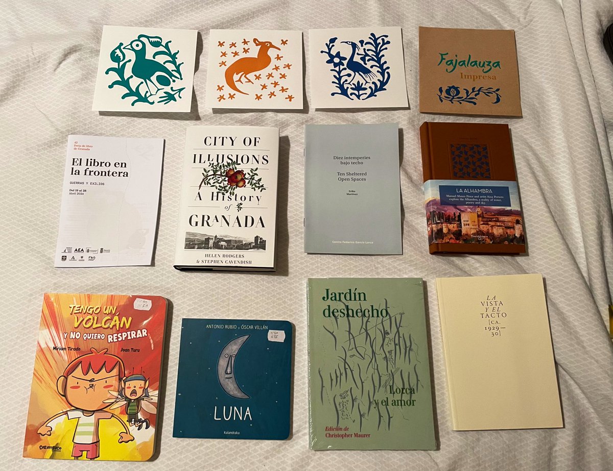 Happy #WorldBookDay! I’m celebrating with some of the most beautiful books that were gifted to me and purchased in @ciudad_granada at @ferialibrogr #FLG24