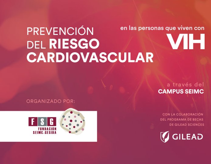 Webinar 'Prevención del riesgo cardiovascular en las personas que viven con VIH': 📆9 de mayo ⏰16:00h - 18:00h (España, horario peninsular) 📍Campus @SEIMC_ 📚📝Programa/Inscripción👇 campus.seimc.org/cursos/detalle…