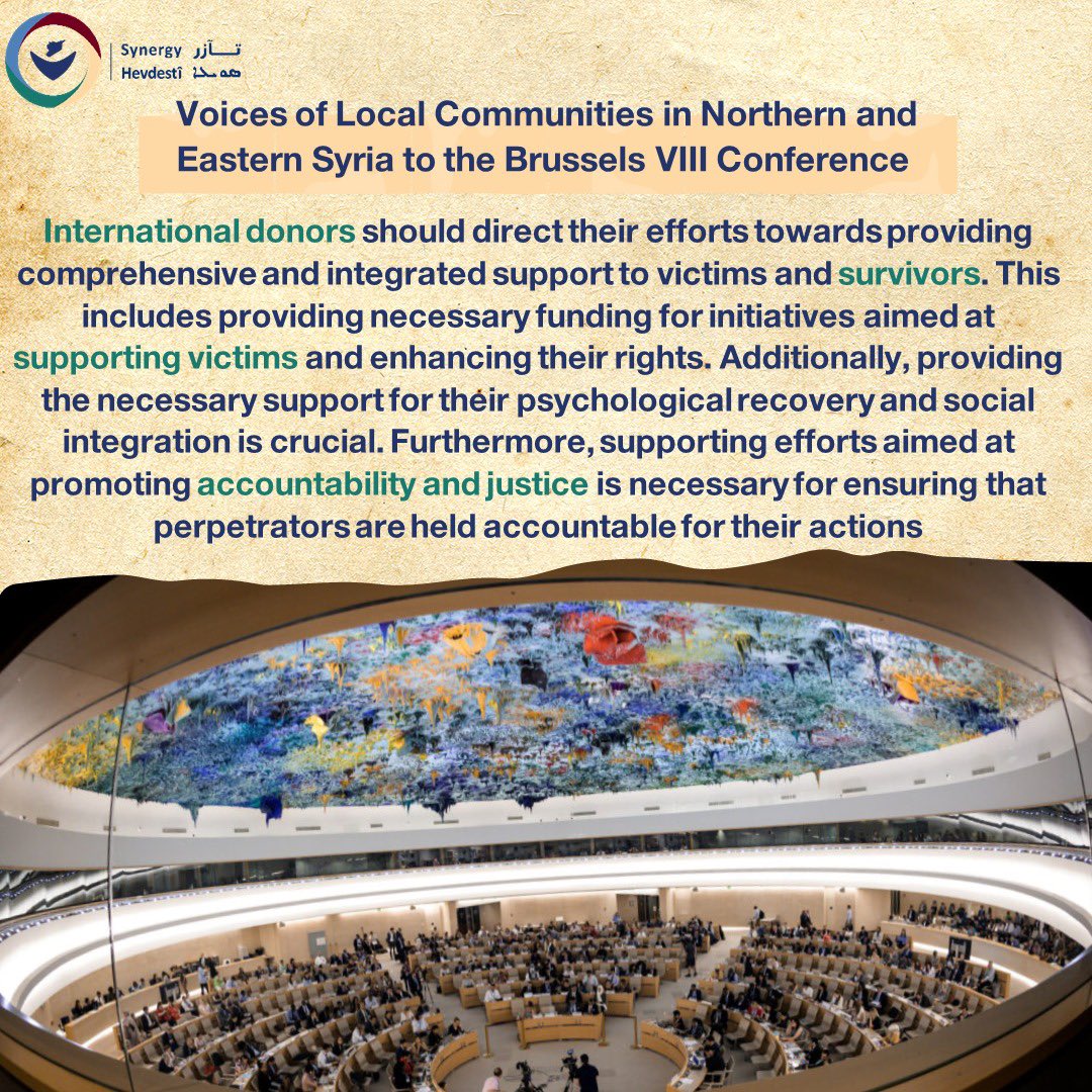 Likewise, it is essential to provide necessary support for programs aiming at empowering #victims and #survivors to represent themselves and advocate for their rights. Supporting programs for effective representation and participation of victims and survivors in decision-making…