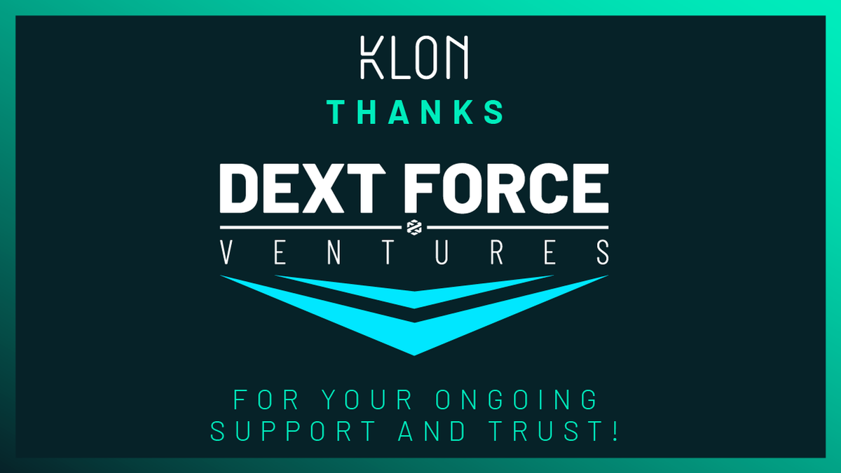 klon_ai's tweet photo. 💼KLON extends a big thank you to the good folks at Dextforce, the robust trading, research, marketing, and incubating arm of the DEXTools ecosystem. 🙏
#DEXTools #Dextforce #ThankYou #CryptoCommunity #TradingInnovation https://t.co/YBhWAPl22u
