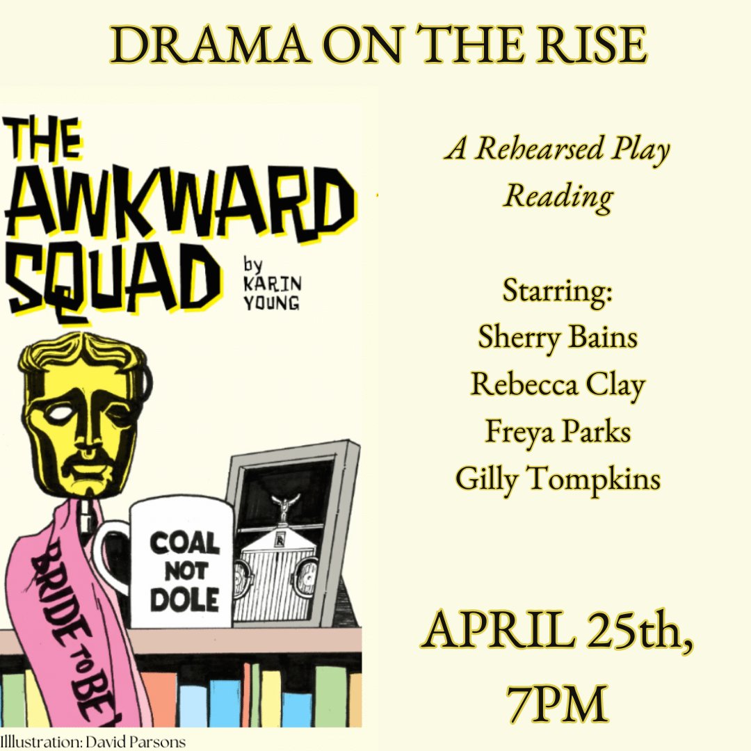 Join us on Thursday at 7pm for our next Drama on the Rise rehearsed reading! ❤️💫🥳 #Drama #plays #playreading #books eventbrite.co.uk/e/868236537857…