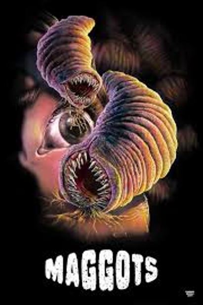 #Maggots (2019) College students are attacked by a herd of giant man eating mutant maggots. #CreatureFeature #FilmsWithBite #FilmX 📽️ 🎬