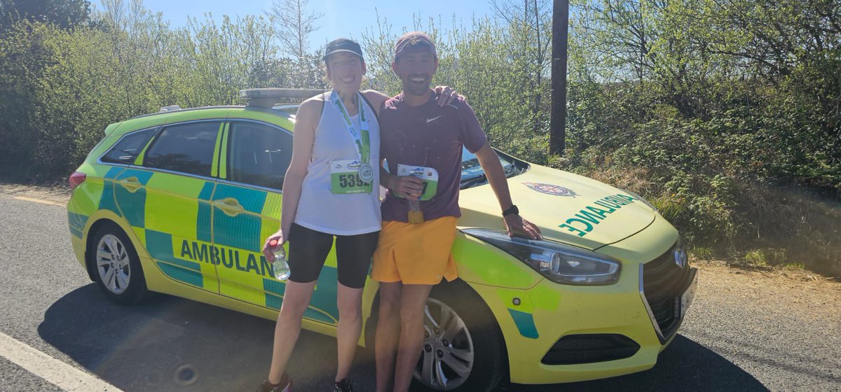 socworkbeaumont's tweet photo. Well done to 2 of our Senior Social Workers Sorcha and Julie on completing the Connemarathon at the weekend. Superwomen 💪🏼🏅 Julie ran with her friend Eamonn O'Sullivan and together they raised 9000 euro for Féileacáin and West Cork Rapid Response! https://t.co/p7f5eMB3DO