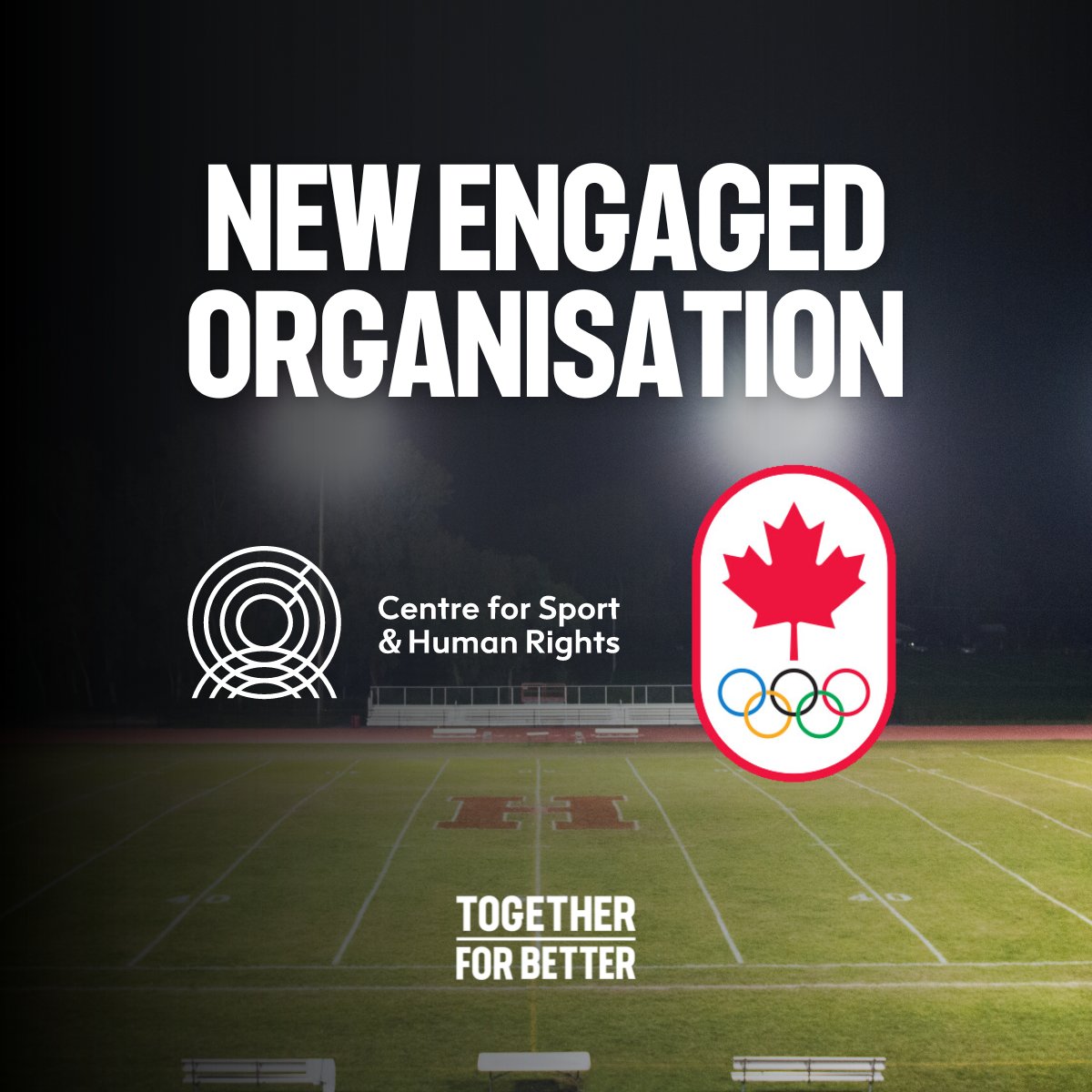 🚨 New Engaged Organisation! We are pleased to announce that the Canadian Olympic Committee has joined Centre’s multi-stakeholder network working to advance responsible #sport More info 👉 bit.ly/3UuFREK @TeamCanada | @Equipe_Canada #TeamHumanRights #TogetherForBetter