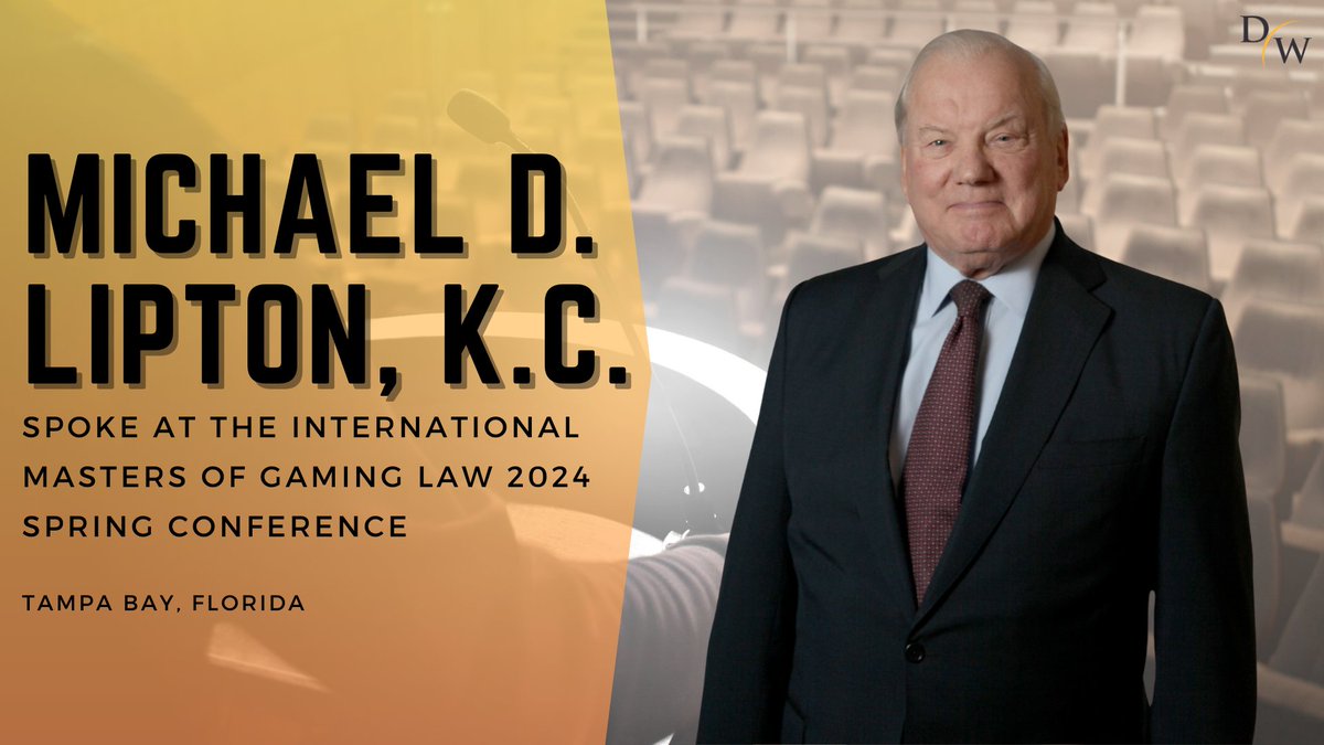 Michael Lipton recently spoke at the @GamingLawyers (IMGL) 2024 Spring Conference on the panel, “Jackpots, Lotteries, and Beyond,” in Tampa Bay. This panel explored the latest trends in the international lottery industry. #gaminglaw