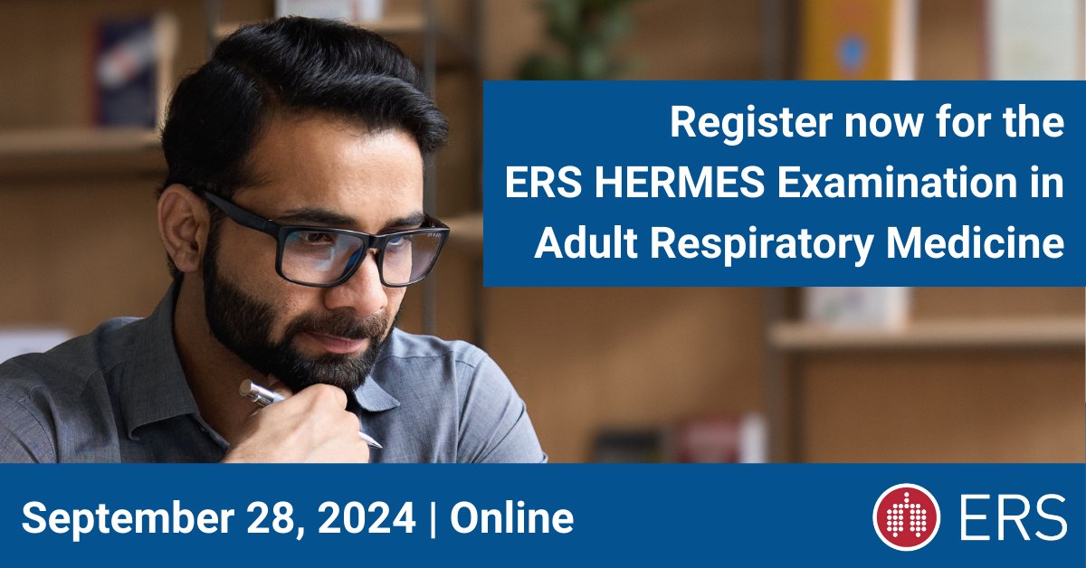 The HERMES examinations are an opportunity to test your knowledge at a high European standard, with three levels of examination suited to professionals at any stage of their career 📆 28 September 💻 Online Early bird deadline: 1 June Register now: ersnet.org/events/ers-her…