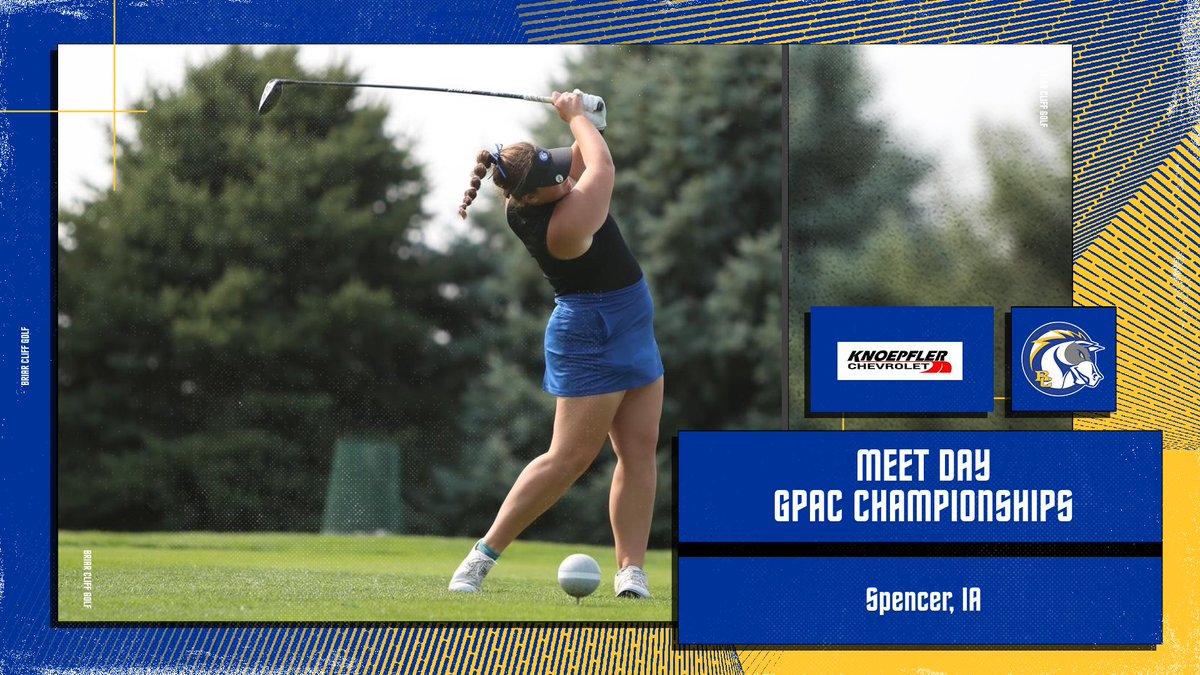 DAY 2❗ 
🏆 : GPAC Championships
📍 : Spencer, IA
⛳ : Spencer Country Club
📊 : bit.ly/2oHZdH0

GGID: 24WGPAC

#BattleOn | @cliffgolf
