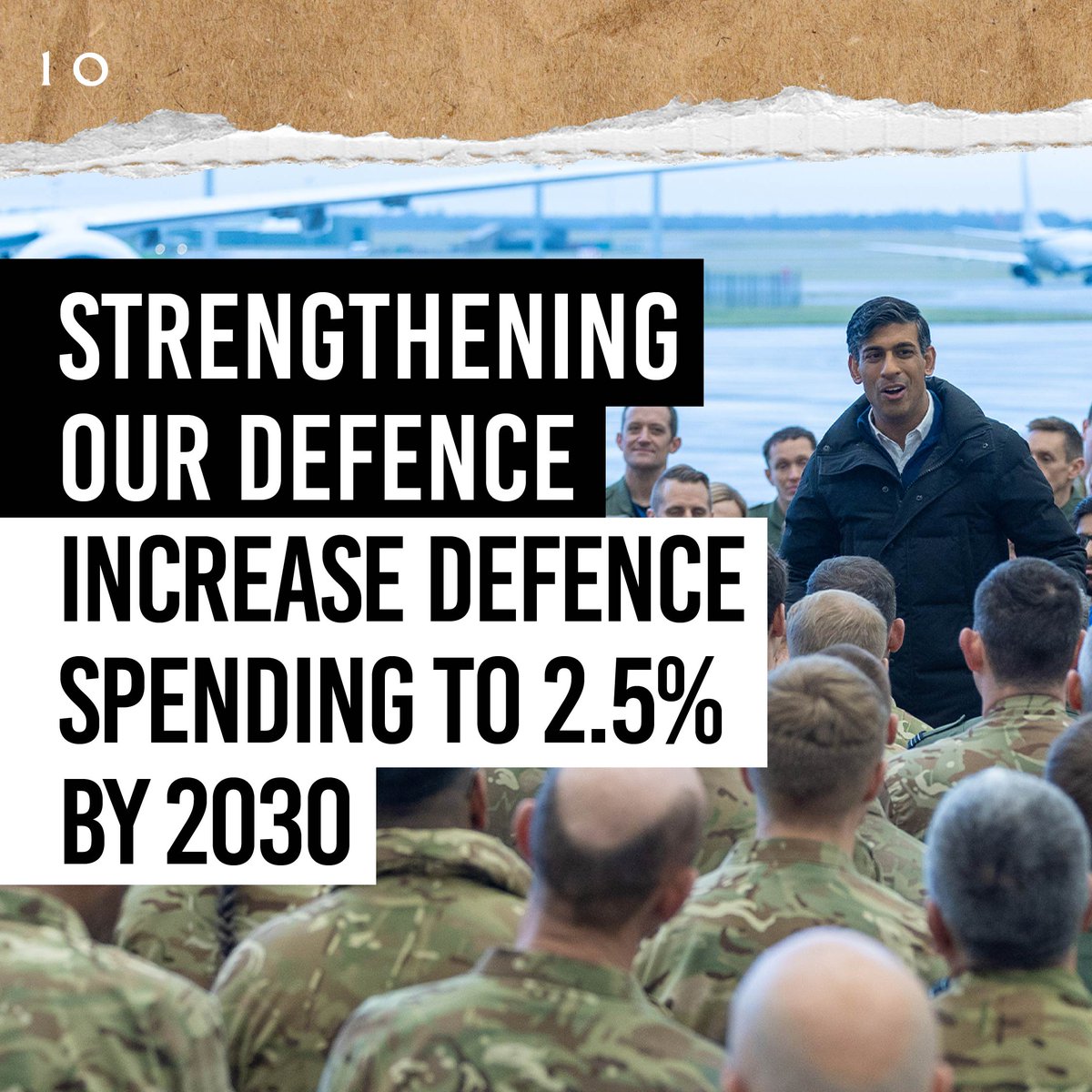 Today is a landmark moment in the defence of the United Kingdom. We’ll spend an extra £75 billion in defence over the next six years. ▪️ Protecting our security and prosperity ▪️ Backing Ukraine for the long-term ▪️ Leading the way in European security