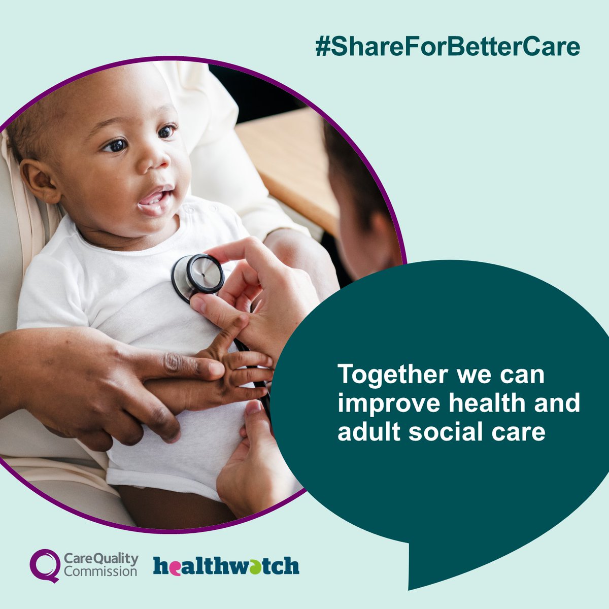 Share for Better Care: your feedback helps improve health and care services. Share your care experiences now by visiting 🔽 ow.ly/Af6650QT5kq #ShareForBetterCare