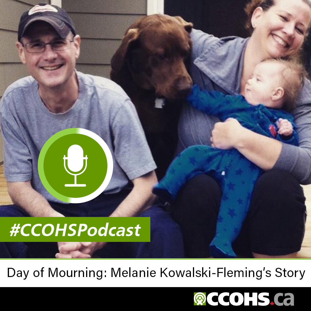'Nothing prepares you for the scared voice of the work nurse on the other end of the line.” Melanie’s life changed forever the day her husband fell off a ladder at work. Hear her powerful story: ow.ly/geeo50Rl1yN. #DayOfMourning #ThreadsofLife