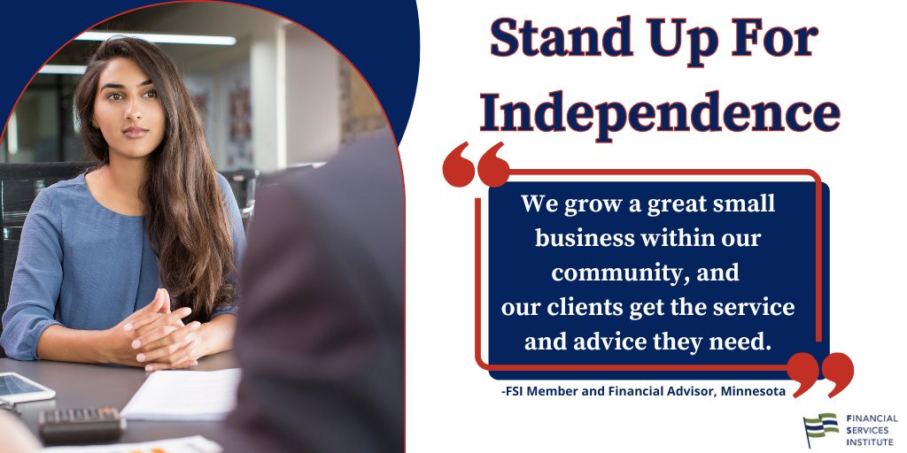 Independent financial advisors choose to be independent to retain the trust of their clients. #IndependentFinancialAdvisor #StandUpForInedependece #IndependentContractor