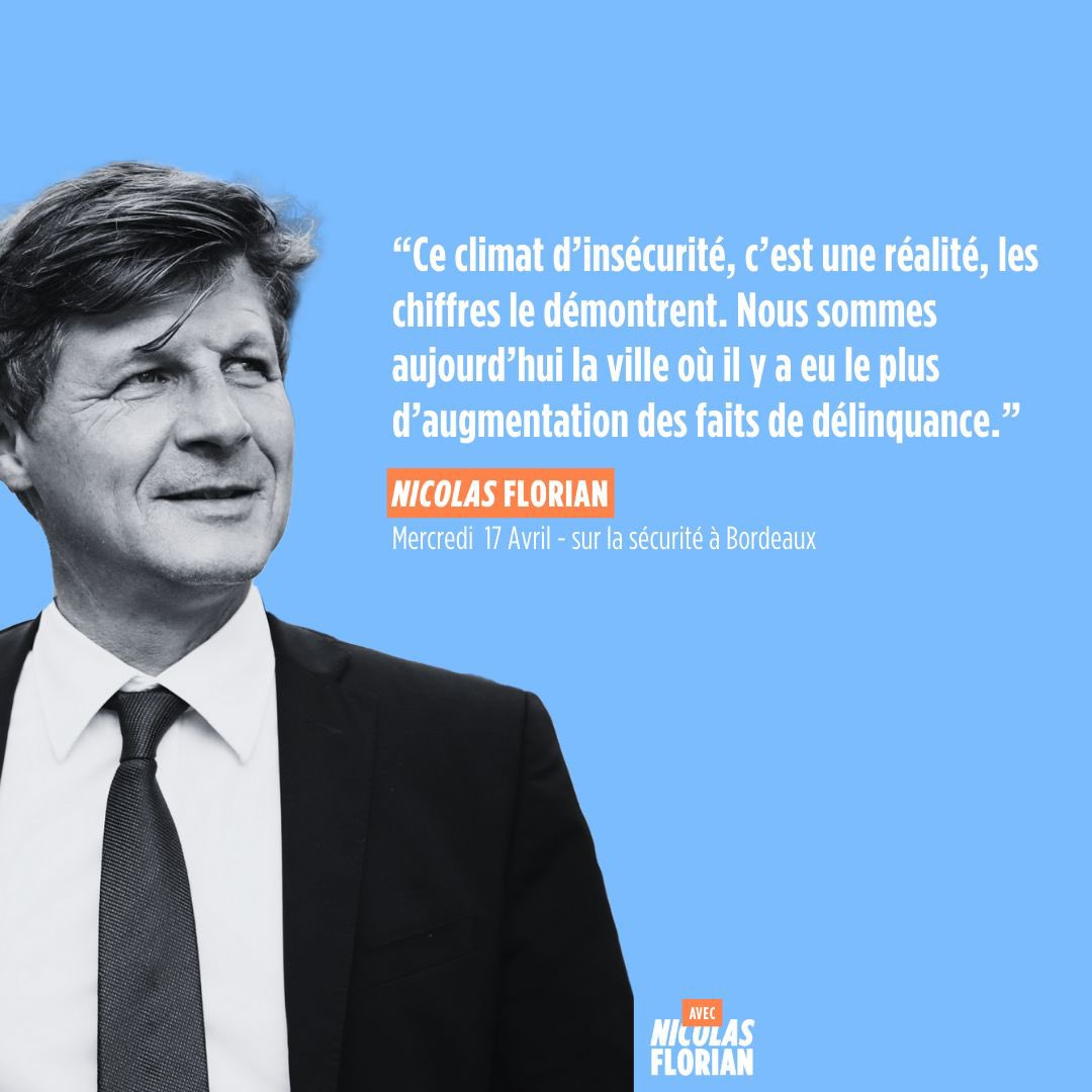 Avec Nicolas Florian 🏉 (@avecnflorian33) on Twitter photo 👉 <a href="/NicolasFlorian_/">Nicolas Florian</a> sur le climat d’insécurité à #Bordeaux .
📺 Pour retrouver son intervention vidéo du mercredi 17 avril sur le sujet : youtu.be/L9C6t3sQ2IU?si… 👉 <a href="/NicolasFlorian_/">Nicolas Florian</a> sur le climat d’insécurité à #Bordeaux .
📺 Pour retrouver son intervention vidéo du mercredi 17 avril sur le sujet : youtu.be/L9C6t3sQ2IU?si…