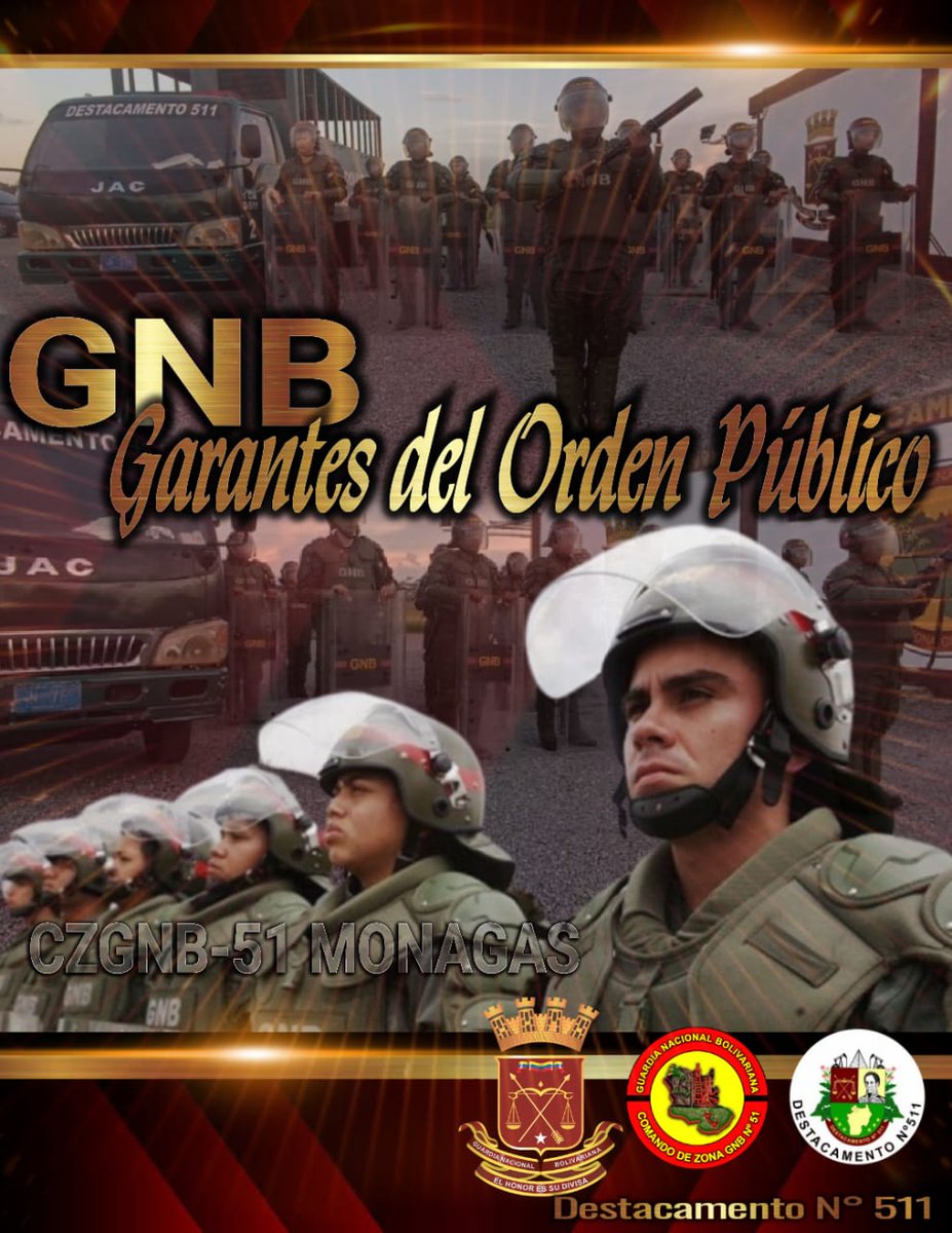 #23ABR2024 En todo momento y en cualquier circunstancia, nuestro pueblo venezolano contara con los Hombres y mujeres de la invicta Guardía Nacional Bolivariana.