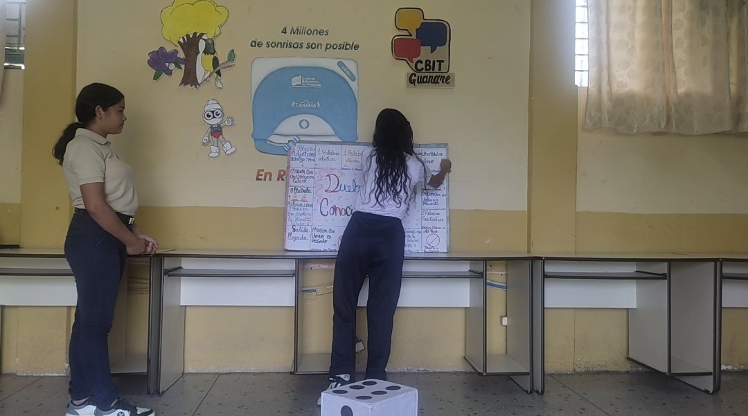 Cbitguanare's tweet photo. Reto de Lenguaje e Idiomas: Duelo al Conocimiento por los estudiantes de 5to año de nuestra Escuela Técnica Guanare @Fundabit_ @fundabitpor https://t.co/AX8nMRMwsi