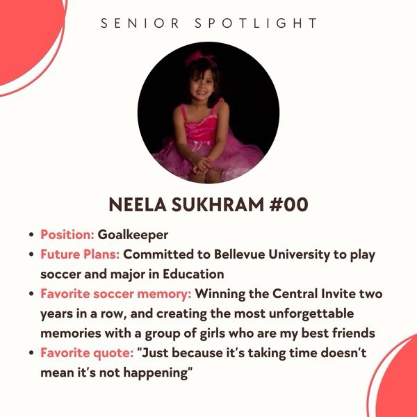 Senior Night…..our last senior is our Captain Neela Sukhram!  <a href="/MSHSactivities/">Millard South Activities</a>