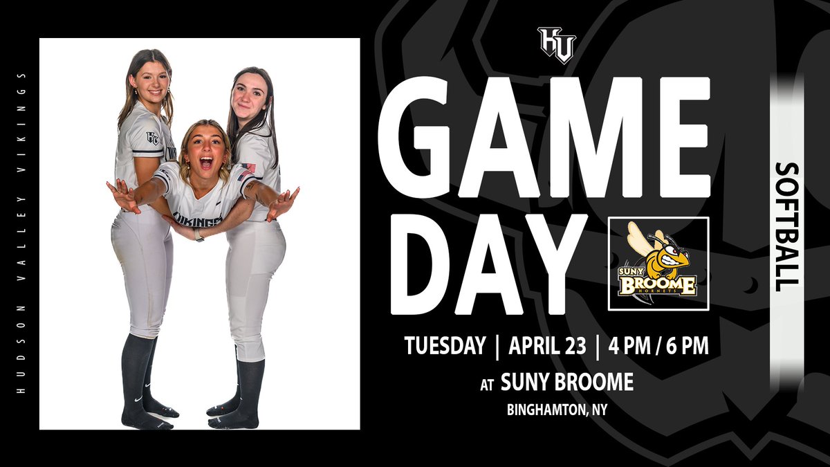 #GAMEDAY | Softball is in Binghamton, NY today as they take on SUNY Broome at 4 PM. #GoVikings