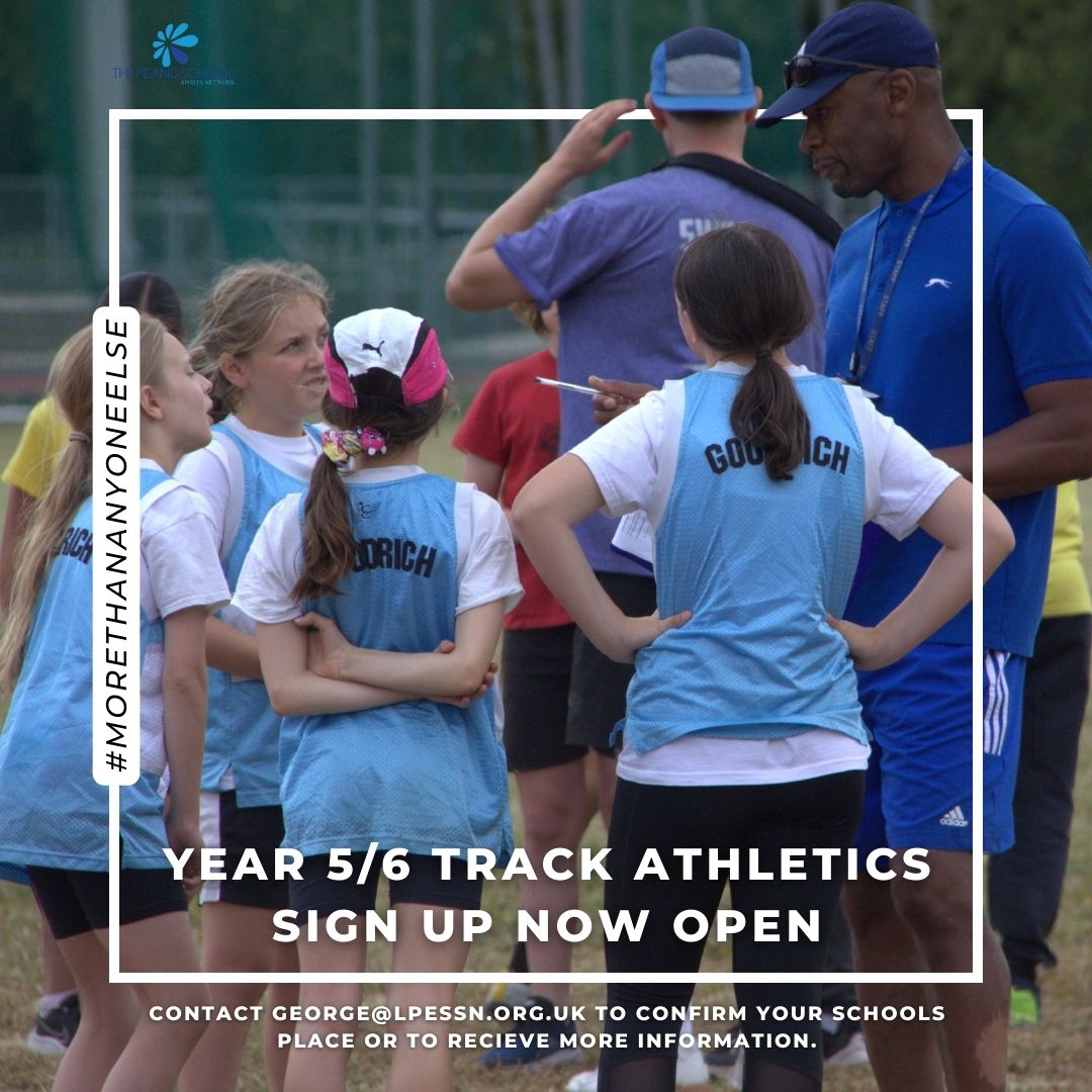 🏃‍♀️ YEAR 5/6 TRACK ATHLETICS 🏃‍♂️

Sign up to our Year 5/6 Track Athletics is now OPEN!

⏰ 10:00 - 14:30
🗓️ Tuesday 9th July
📍 Dulwich College, SE21 7LF

Please contact george@lpessn.org.uk to confirm your schools place.
#athletics #morethananyoneelse