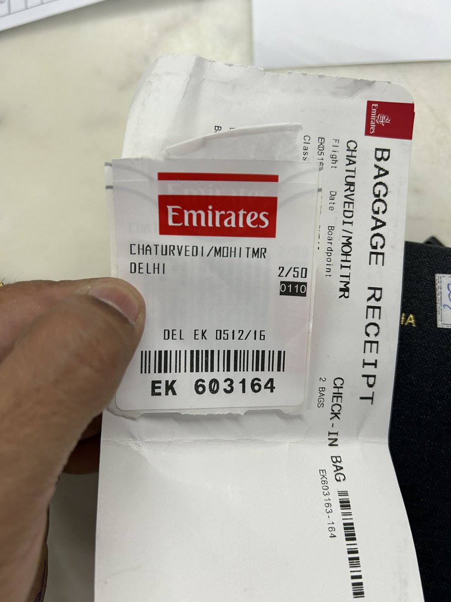 mohitvchat's tweet photo. @emirates  @EmiratesSupport My baggage’s are delayed from last 6 days. I haven't received any single email or update about it. My important items are still in that bag. Any idea when it will be delivered ? No one is there to advise us properly.
Appreciate your quick response. https://t.co/kFkMmP1AkD